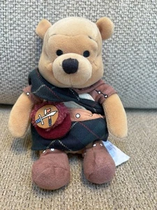 Disney Highlander Winnie the Pooh – Tartan Outfit Soft Toy Plush – 9” - Picture 1 of 5