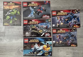 LEGO MARVEL Super Heroes Manual Lot 4530 76010 76014 76017 76022