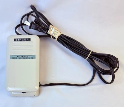 Pedal de pie para máquina de coser Singer 3 clavijas YDK modelo YC-50 819J Foto 1 de 4