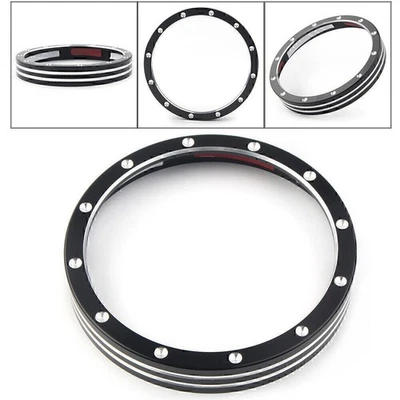 Anillo de ajuste de acento bisel medidor de velocímetro para Harley 883 1200 Dyna Street Bob Foto 1 de 4