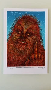 Pair of Star Wars prints signed and numbered by Emek - Picture 1 of 2