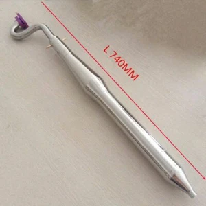 Tubo de escape de acero inoxidable L740mm tubo sintonizado para motor Zenoah 26/29/30/32cc - Imagen 1 de 12