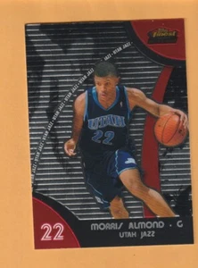 Morris Almond Utah Jazz 2007-08 Finest RC Rice Owls Powder Springs Georgia 1V - Imagen 1 de 2
