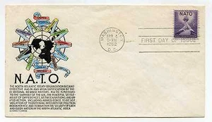 1008 NATO C Stephen Anderson, handkoloriert, FDC - Bild 1 von 1