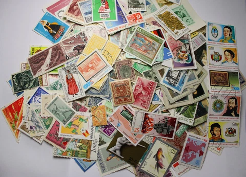 Lot of 3 original Europe, Slovenska & world post stamps stamped free shipping Cover
