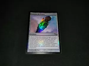 MTG 1x Mirrodin rare artifact HP Italian FOIL Proteus Staff - ships w/ tracking - Picture 1 of 2