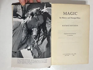Magic Its Rites and History 1961 Bouisson OCCULT WITCHCRAFT ALCHEMY MAGICK - Picture 1 of 14