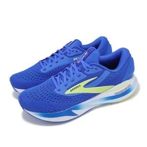 Brooks Adrenaline GTS 24 2E Ancho Cobalto Neo Amarillo Hombres Carretera Correr 1104372E-434 - Imagen 1 de 8