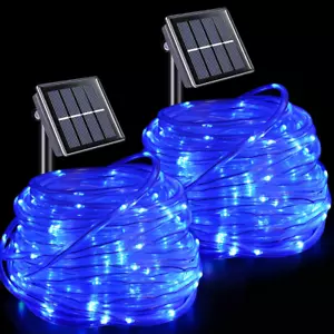 2PACK Solar String Light Outdoor 8 Modes Christmas Lights Waterproof for Garden - Picture 1 of 28