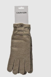 Calvin Klein Knit Gloves Heathered Almond New! NWT - Picture 1 of 4