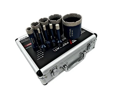 FERRATI Fliesenbohrer 6 - 68 mm M14 Diamantbohrer Fliesen Bohrkrone für Winkelschleifer