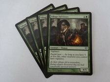 MTG 4x Village Survivors Dark Ascension NM