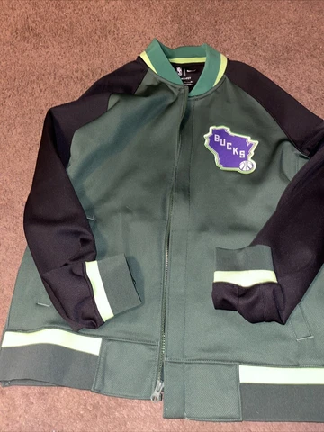 Milwaukee bucks city edition jacket. Men’s size s Cover