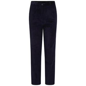 Ladies' Premium Navy Cord Trouser sizes 10 to 24 in 2 leg lengths - Picture 1 of 4