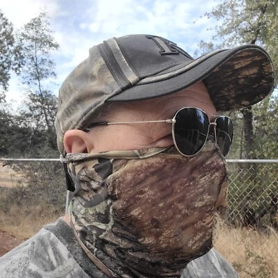 Mossy Oak Camo Facemask Wrap Around Camouflage - Image 1 of 4