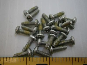 4-40 3/8"L phil pan type F cutting steel zinc lock tight patch lot of 100 #1229 - Picture 1 of 4