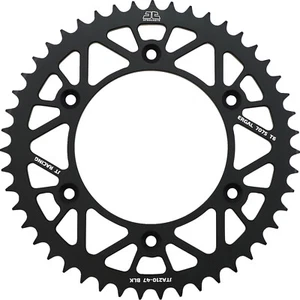 JT JTA210.47BLK RACELITE Aluminum Rear Sprocket 47T / 520 Black fits Beta/Honda - Picture 1 of 2