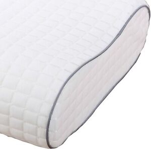 Memory Foam Pillow Stay Cool Zipper Cover King Queen Contour Miracle Gusset Soft