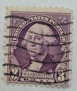 VINTAGE ~ U.S. Postage Stamp ~ George Washington ~ Three Cent (3¢) Violet - Z4 - Picture 1 of 5