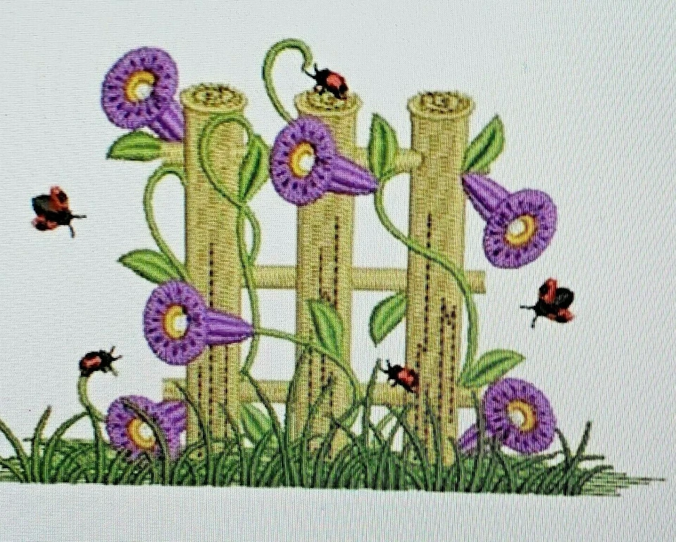 Manta polar bordada personalizada para bebé con insecto de dama  Foto 1 de 1