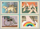 PHQ 50 - BRITISH POST OFFICE F.D.I. - SET OF 4 YEAR OF DISABLED CARDS  -  1981
