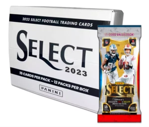 2023 Panini Select Football Factory Sealed 12 Cello/Fat Pack Box - Picture 1 of 4