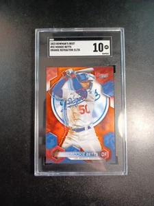 2023 MOOKIE BETTS *21/25* SGC 10 GM Bowman's Best Orange #52 ~1stB - Bild 1 von 6