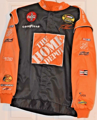 TONY STEWART 2XL NASCAR RACING JACKET HOME DEPOT CHASE AUTHENTIC DRIVERS LINE Cover