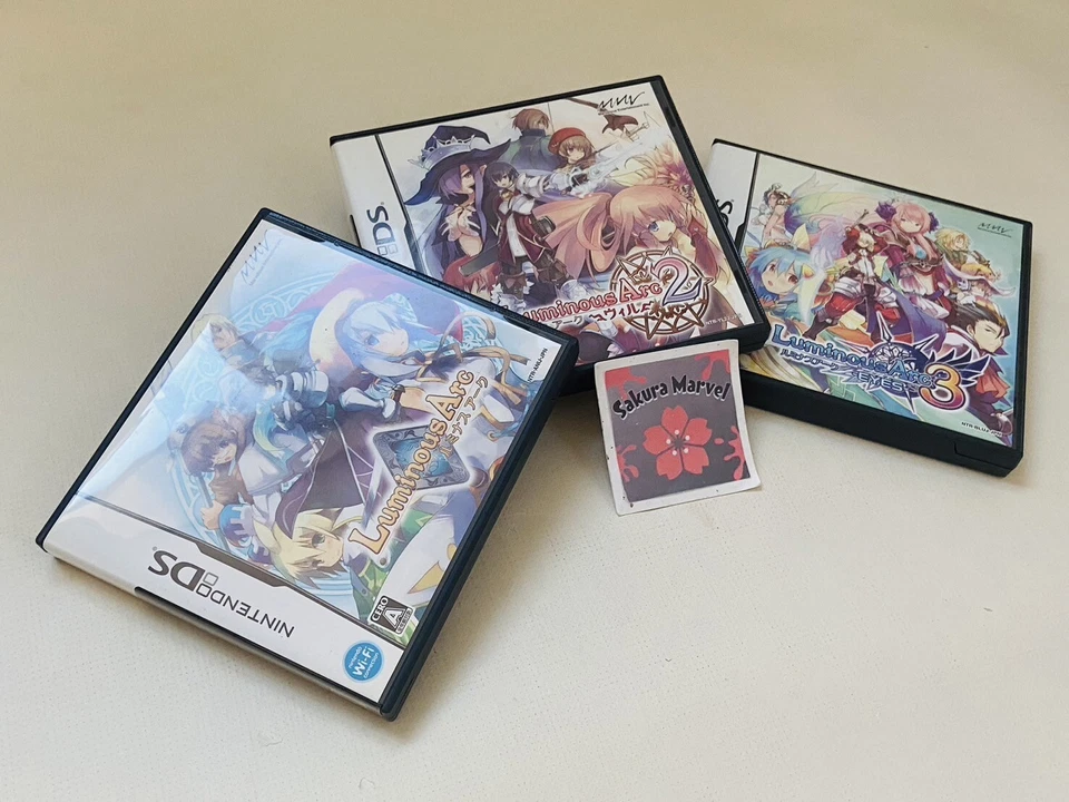 Nintendo DS NDS Luminous Arc 1 2 3 Marvelous Japanese Game Tested Used JP NTSC-J - Image 1 of 1