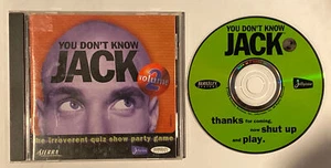 YOU DON'T KNOW JACK VOLUME 2 PC CD-ROM VIDEO GAME  - Picture 1 of 1