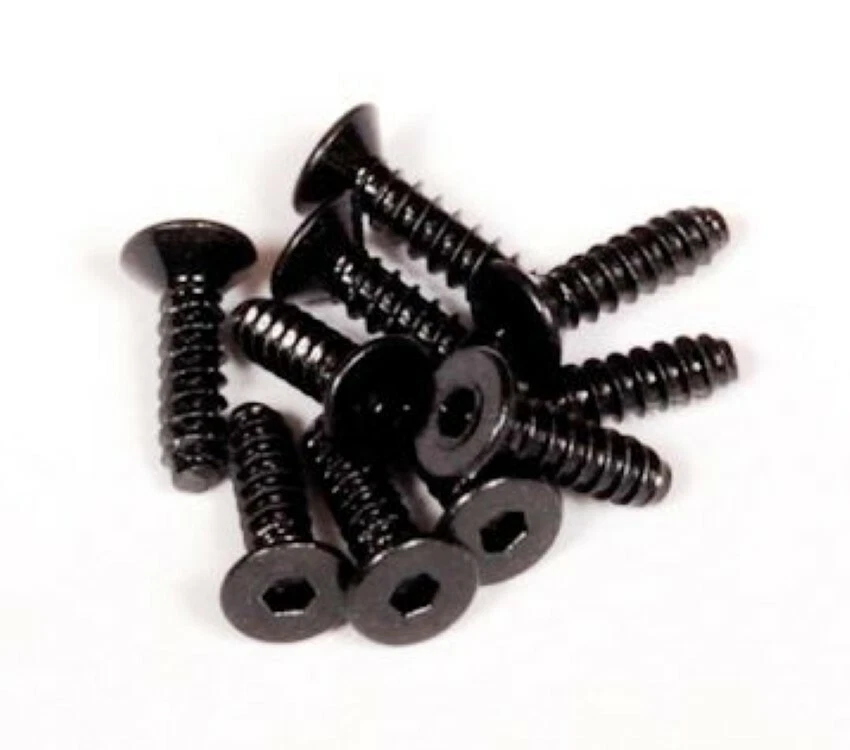 Axial AXA0414 M2.6x10mm Hex Socket Tapping Flat Head 10 Wraith / SCX10 / AX10 - Image 1 of 1