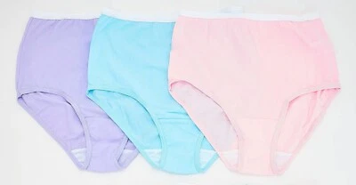 Breezies Original Cotton Briefs 3 pack Size 12  - A632206 - Image 1 of 4