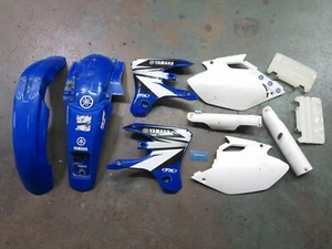 2005-2006 Yamaha WR250F OEM Plastics Kit (Front Rear Fender Shrouds Blue) - Picture 1 of 20