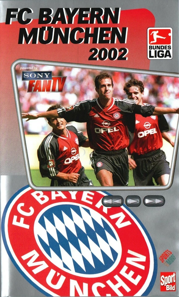 VHS FC Bayern München 2002 Kahn Scholl Elber Santa Cruz Video Videokassette Neu - Bild 1 von 3