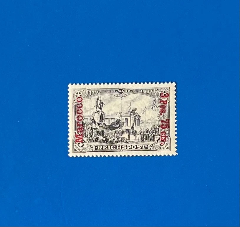 Alemán Marruecos 1900 Mi 18 I MNH VF firmado Bothe BPP Foto 1 de 1