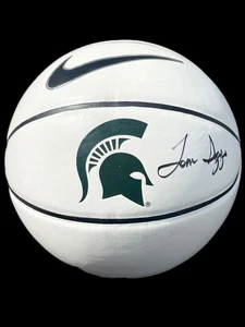 Tom Izzo Signed Autographed Nike Michigan State Spartans Logo Basketball PSA/DNA - Picture 1 of 3