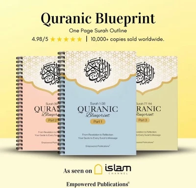 Quranic Blueprint - One Page Summary Surah Outline and Journal Edition All Parts - Image 1 of 4