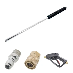 Deluxe 5000 PSI 10 GPM Pressure Washer Gun and 28in. Wand and Couplers - Picture 1 of 8