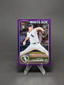 2024 Topps Update Series - Jordan Leasure #US94 Purple Holo Foilboard /799 (RC) - Bild 1 von 2
