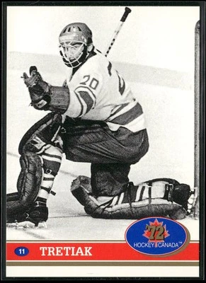 1991-92 Future Trends Canada ’72 #11 Vladislav Tretiak USSR Hockey Card - Image 1 of 2