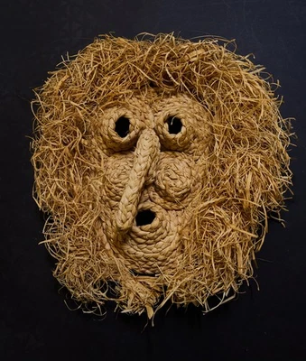 Máscara de maíz Iriquois Seneca vintage - EXCELENTE - AÑOS 60 Foto 1 de 3