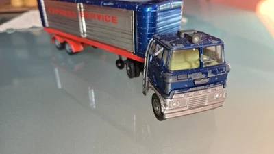 VINTAGE CORGI TOYS MAJOR-# 1137-FORD CABINA INCLINABILE-RIMORCHIO SERVIZIO ESPRE - Immagine 1 di 4