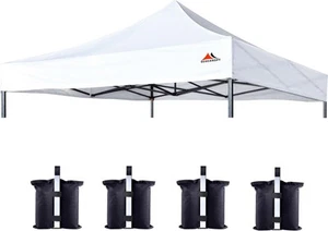 Scocanopy Commercial 10x10 Ersatz Baldachin Top, Vordach Abdeckung 10X10, weiß  - Bild 1 von 7