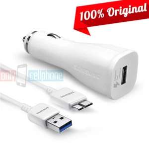 OEM Fast Car Charger Data Cable for Samsung Galaxy S20/S10/S9/S8/S7/S6/S5 Note - Picture 1 of 19