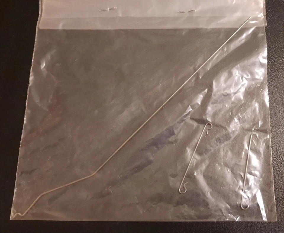 (1x) N.O.S Aurora .049 K&B RTF L-19 Bird Dog Push rod With Guide Wires Rare - Image 1 of 1