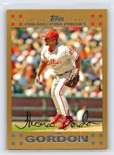 TOM GORDON 2007 Topps Gold Parallel Baseball #24 Philadelphia Phillies 0325/2007