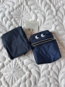 Anya Hindmarch × Uniqlo Navy Blue Packable Tote Bag Key Chain New With Tags - Picture 1 of 5