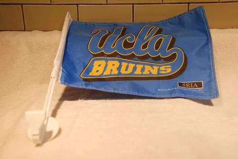 QTY 2 NCAA-UCLA Bruins Official Logo Car Flag Cover