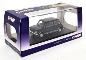 Austin Mini 1275GT 1972 Black Tulip Vanguards VA13508 1:43 Corgi UK RHD 1275 GT - Picture 1 of 6