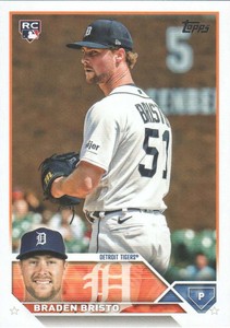 2023 Topps Update Baseball #US282 Braden Bristo RC